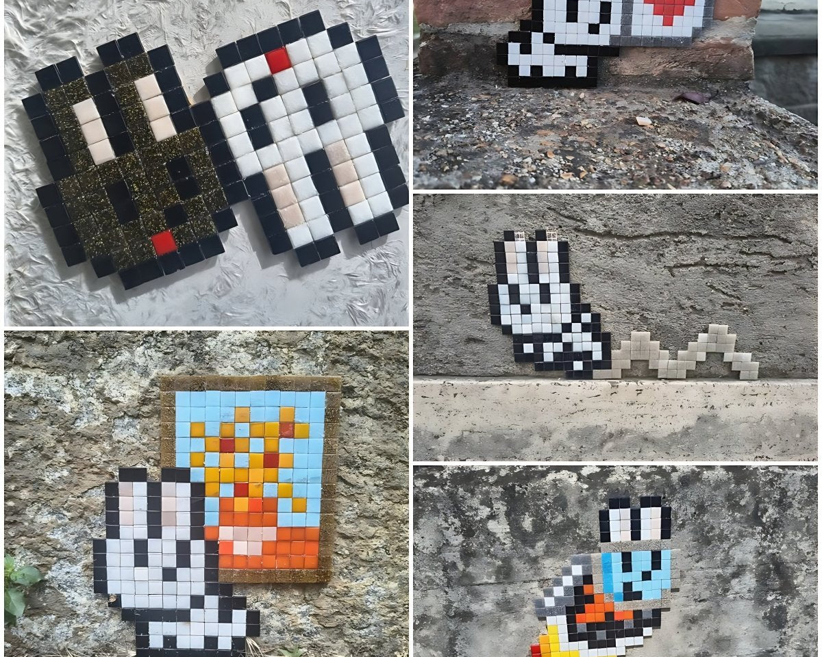 Portrait #23 : Mr Duckbill, Pixel, Urban, Poetic - One Rabbit at a Time 🐰 - Tilipix