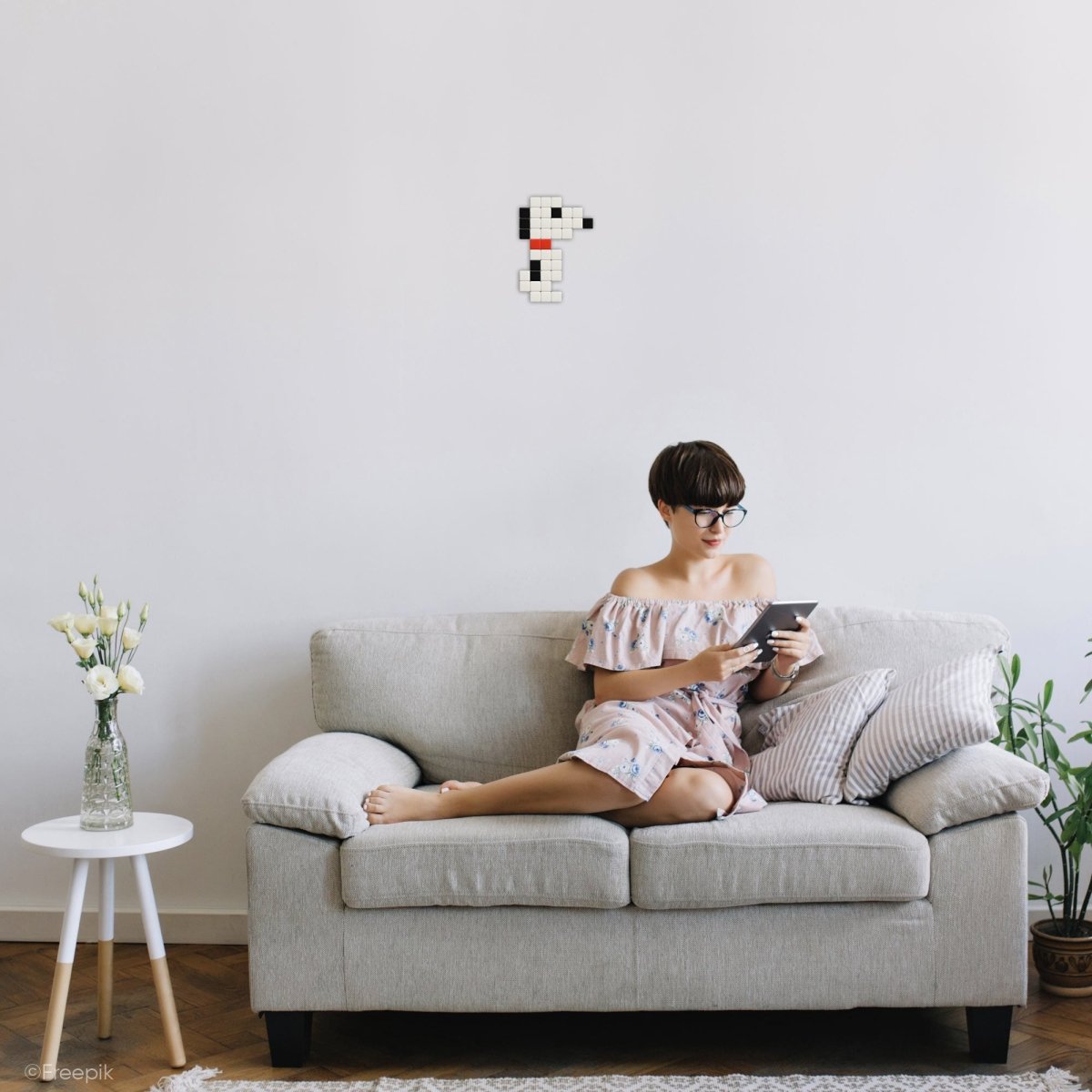 Chien debout - Tilipix