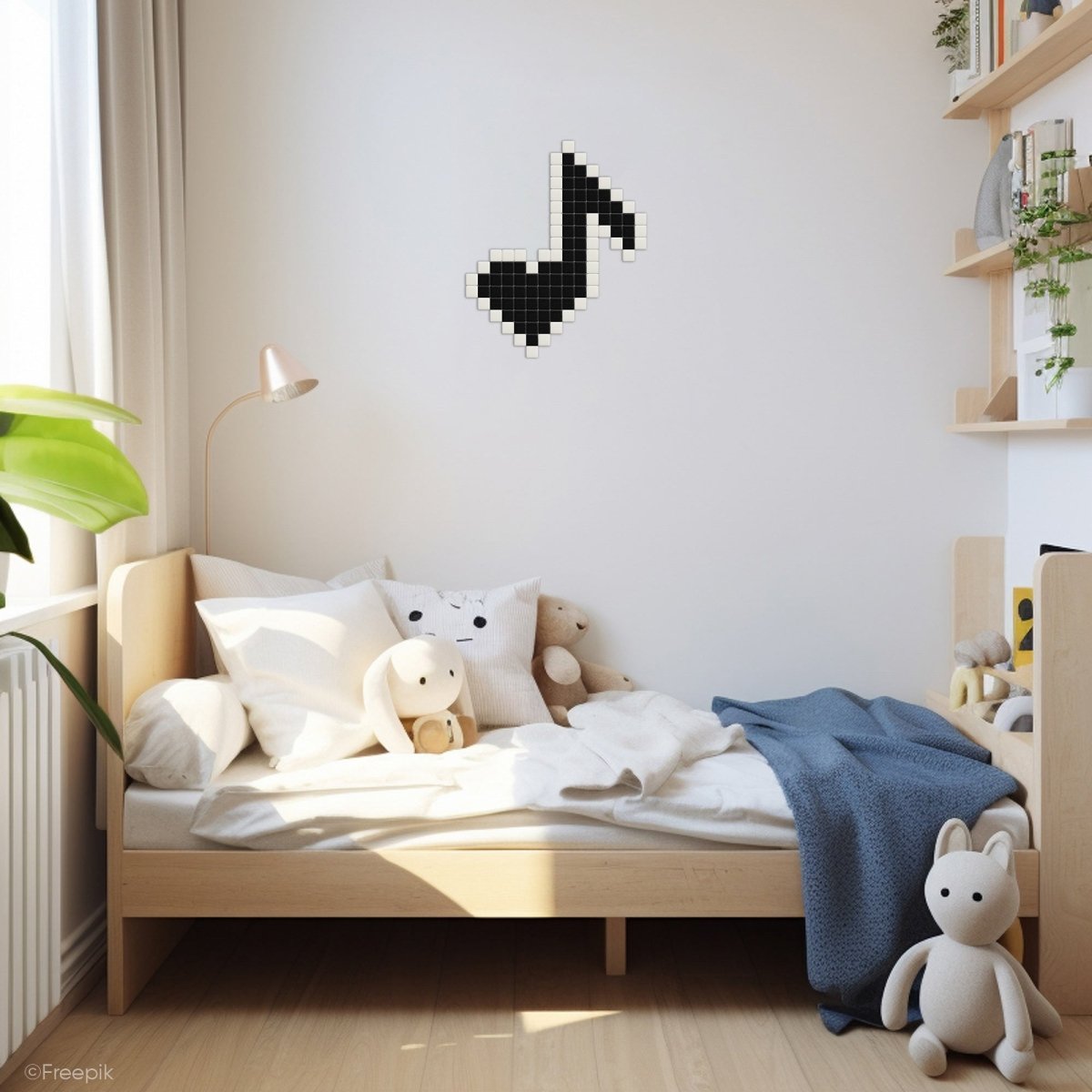 Coeur note de musique - Tilipix