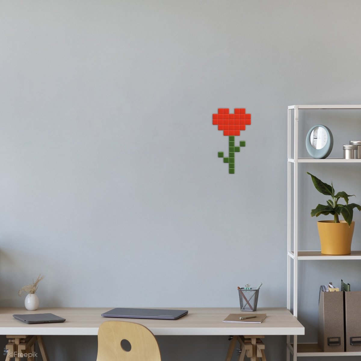 Coeur rose - Tilipix