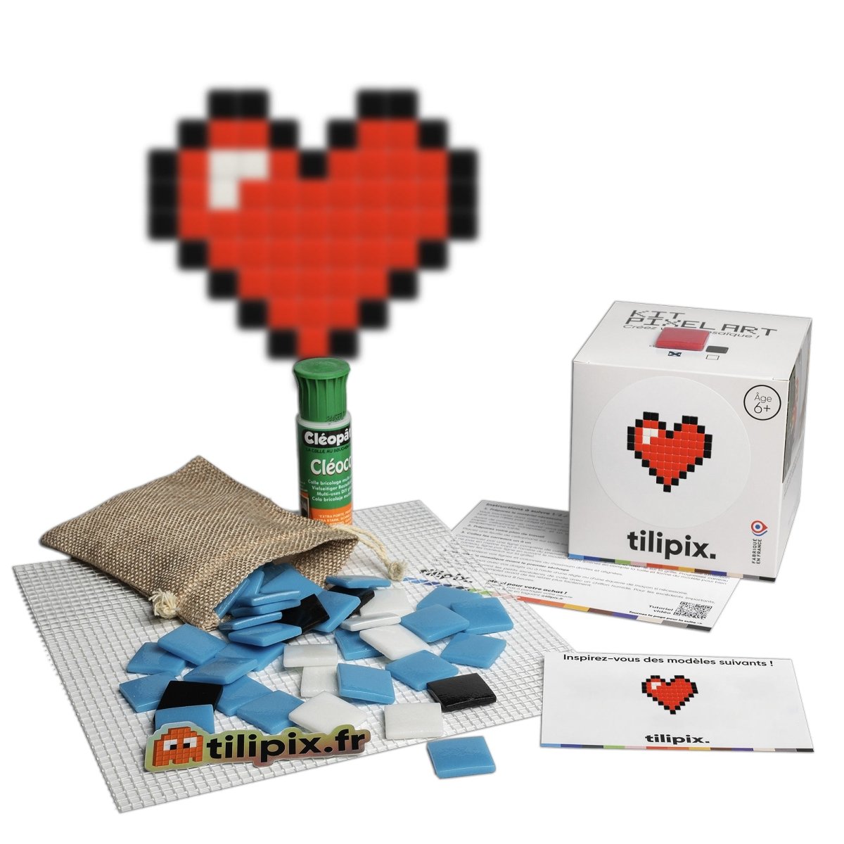 Coeur rouge - Tilipix