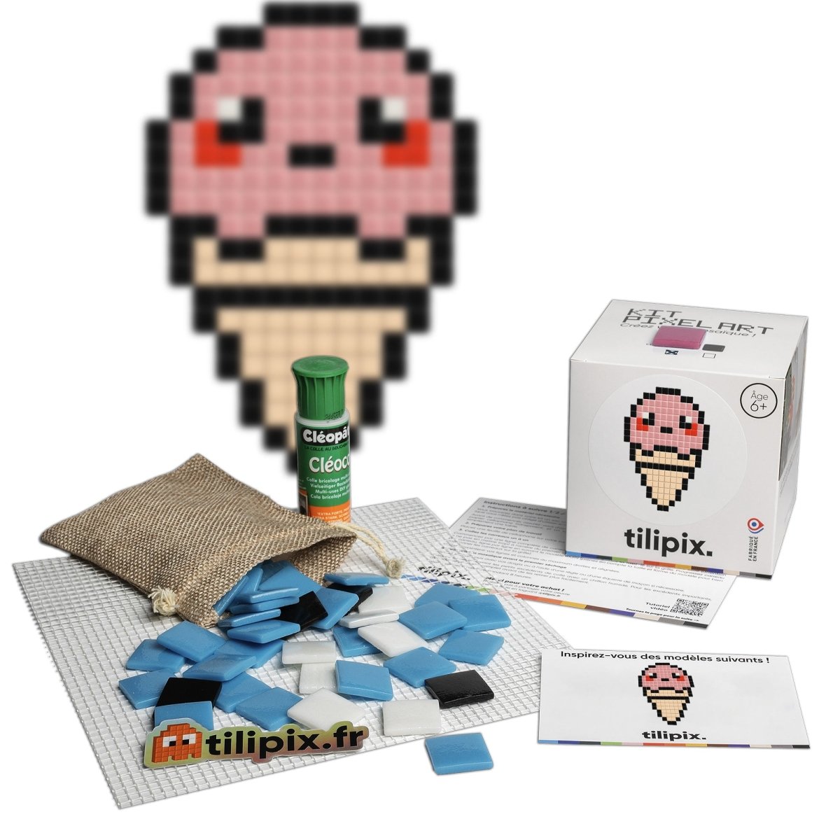 Glace kawaii - Tilipix