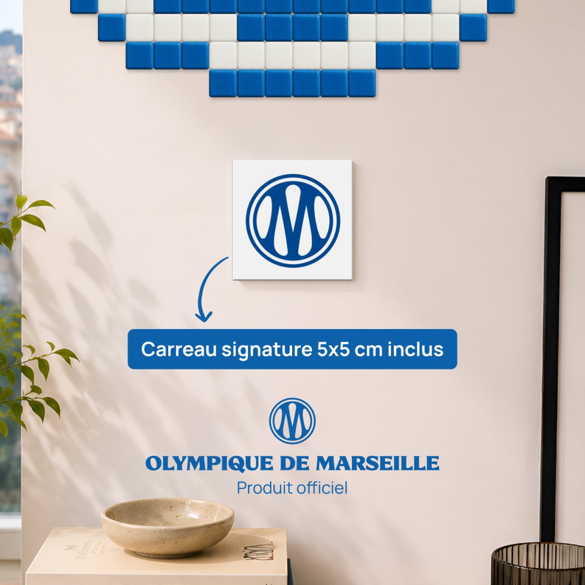 Kit Logo Olympique de Marseille - Tilipix