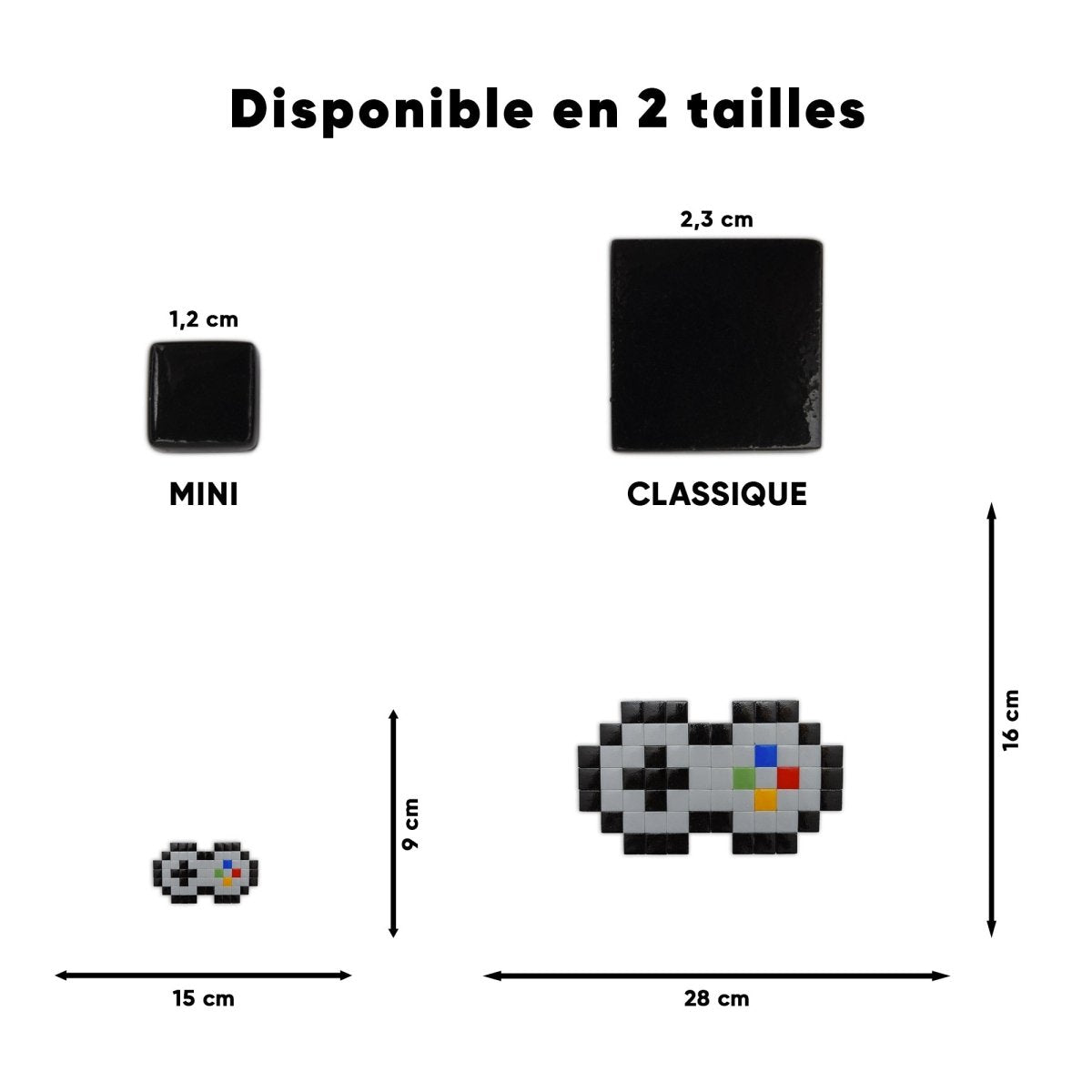 Kit mosaïque "8 bits" - Tilipix