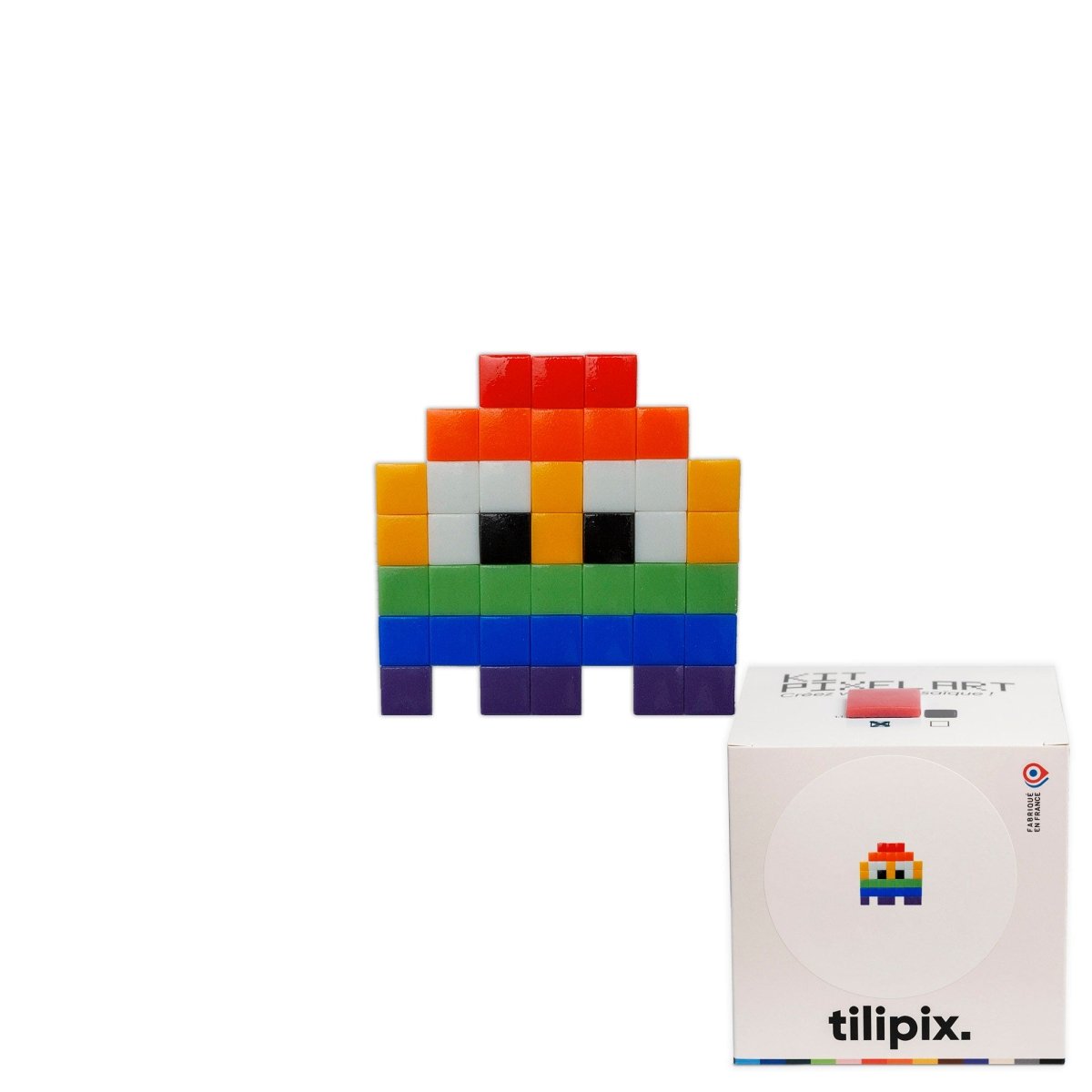 Kit mosaïque "Rainbow little ghost" - Tilipix