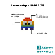Kit mosaïque "Rainbow little ghost" - Tilipix