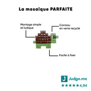 Kit mosaïque "Tristan la tortue" - Tilipix