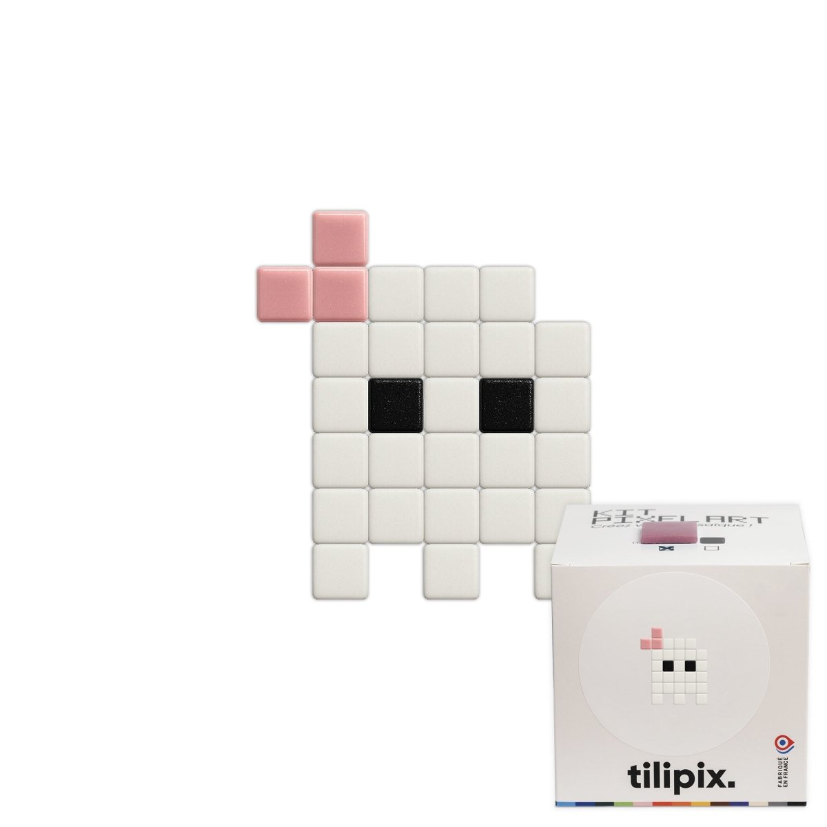 Kit Mosaïque Diy Neon Little Ghost Pixel Art, Idée Cadeau Créatif ...