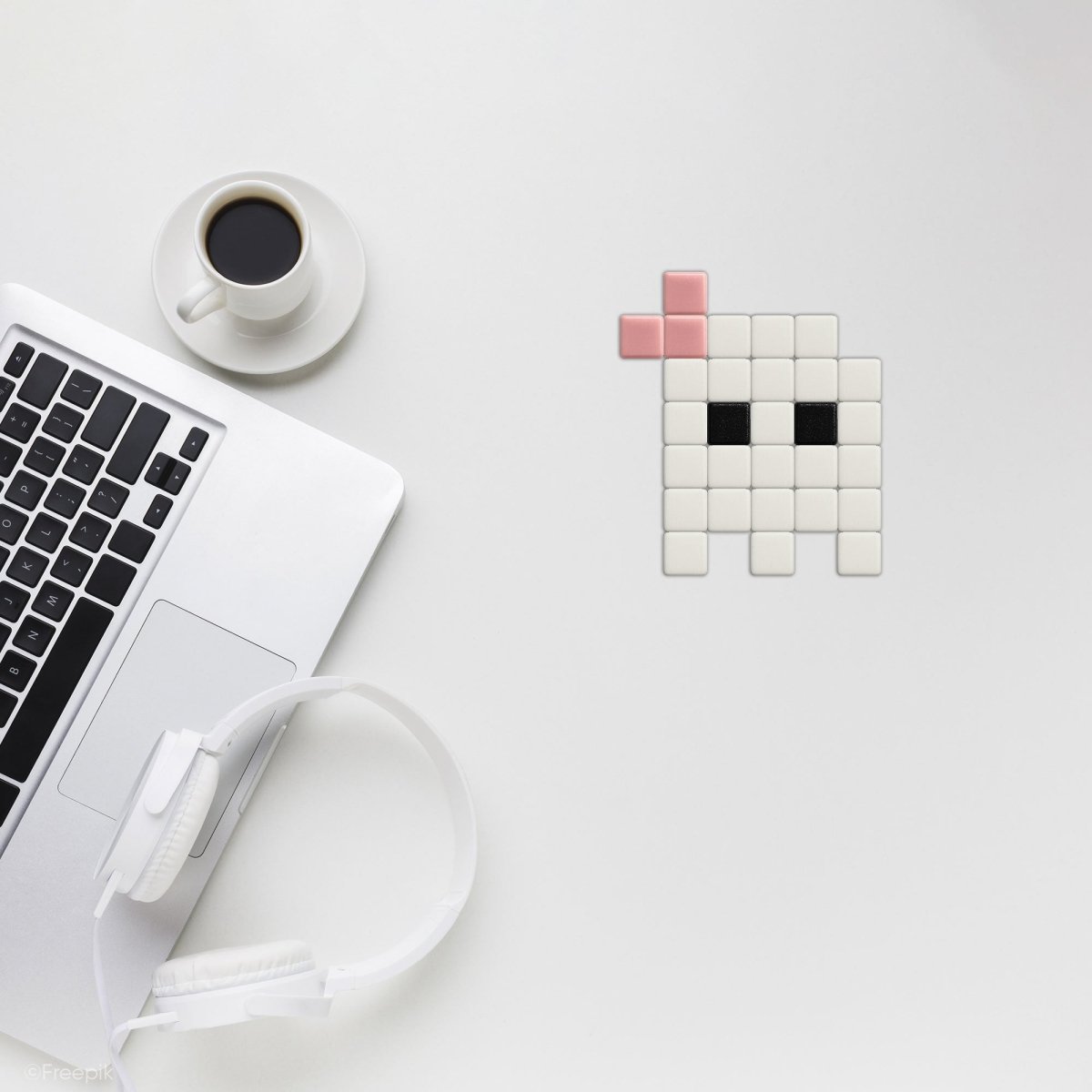 Neon little ghost - Tilipix