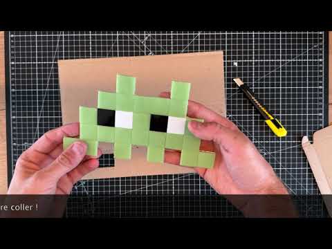 Kit Pixel art Champignon magique