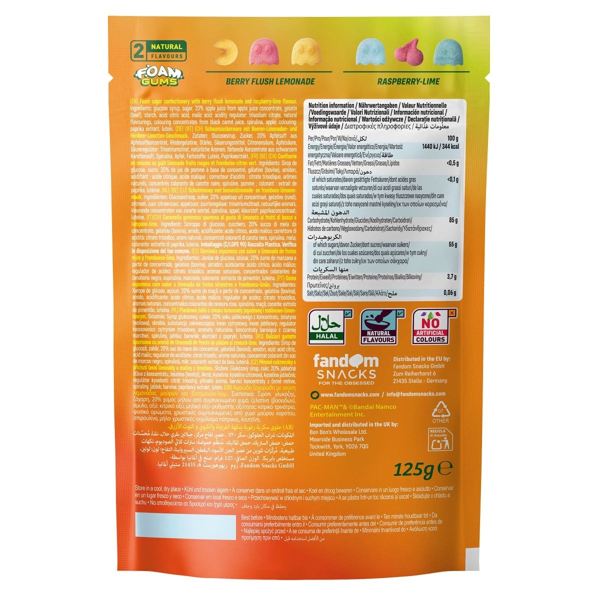 Sachet de bonbons Pac-Man™ 👻 - 125g - Tilipix