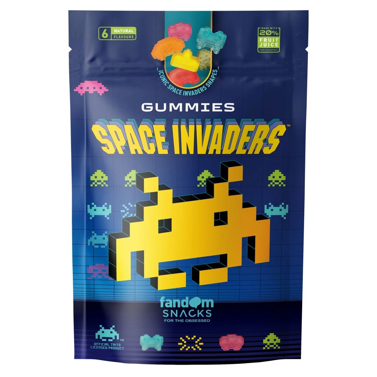 Sachet de bonbons Space Invaders™ 👾 - 125g - Tilipix