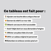 Tableau Petit champignon magique - Tilipix