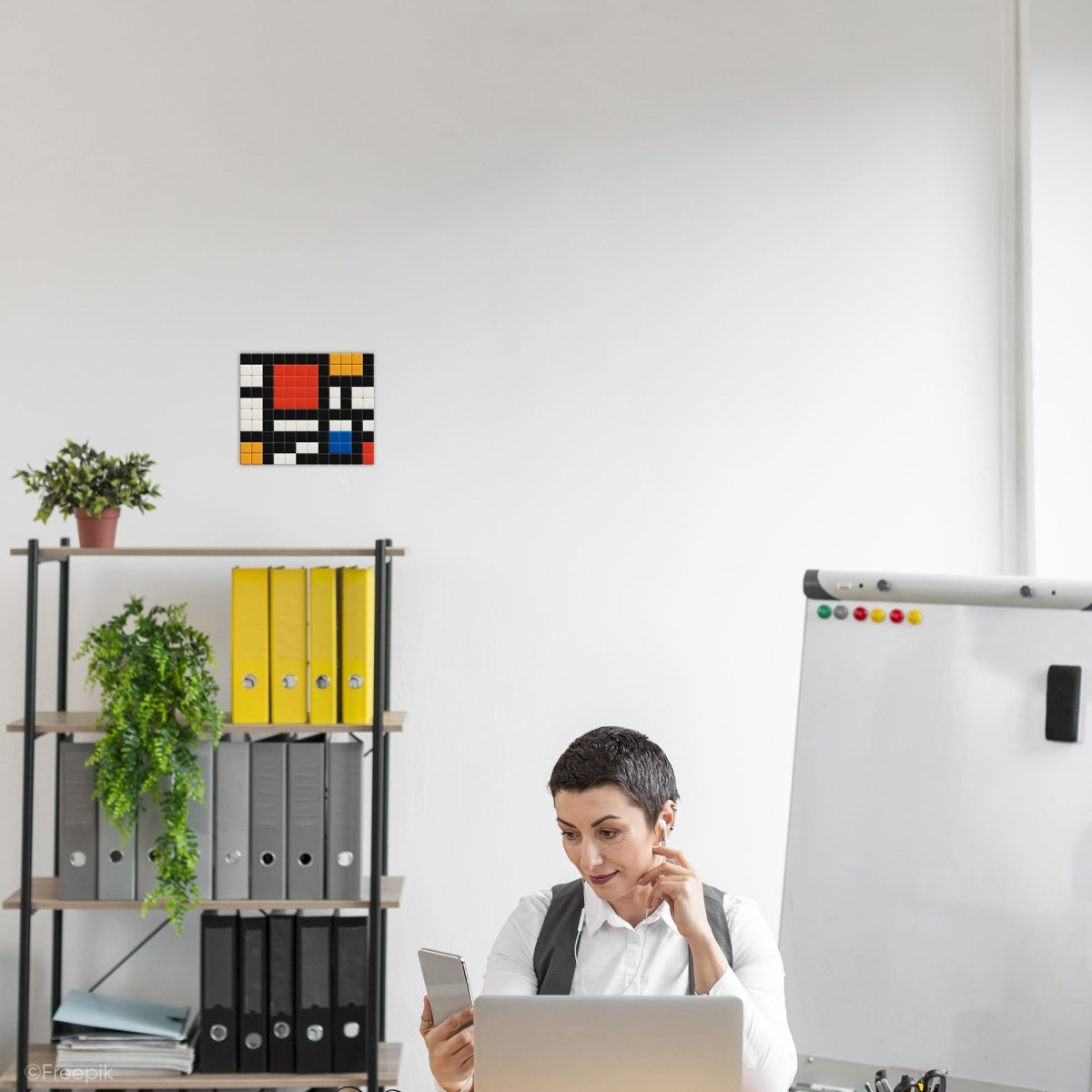 Toile abstraite - Tilipix